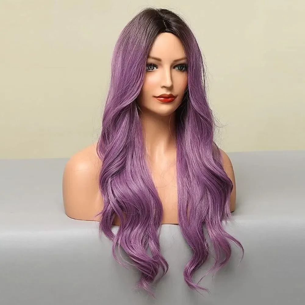 Women's CiCia Wavy purple Wig